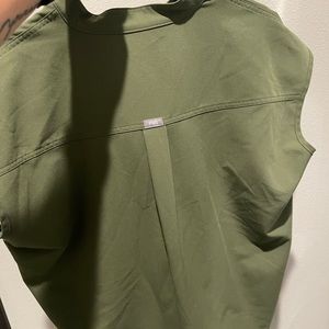 Dark olive Rafaela figs scrub top